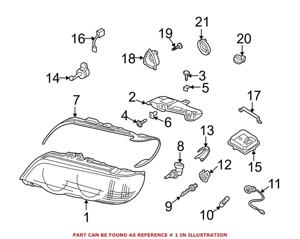 Headlight Assembly - Driver Side (Xenon) (Adaptive)